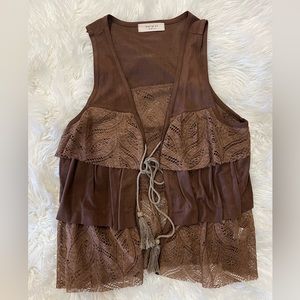 Women’s brown vest